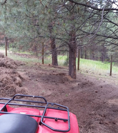 Timber Rake - Landscape Rake Attachment for ATV, UTV, and Tractor