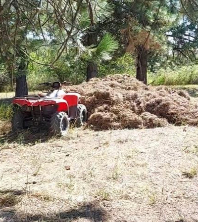 Timber Rake - Landscape Rake Attachment for ATV, UTV, and Tractor